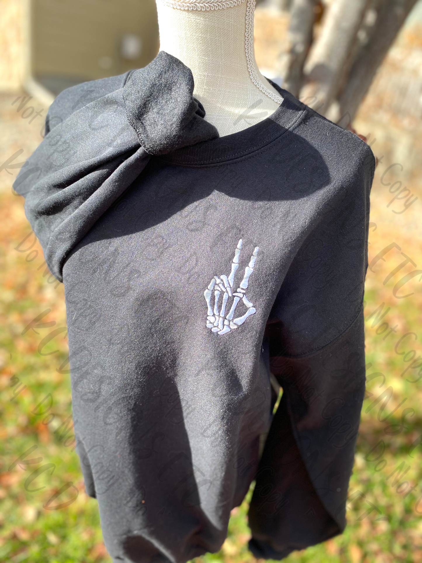 Skeleton Hand Crewneck