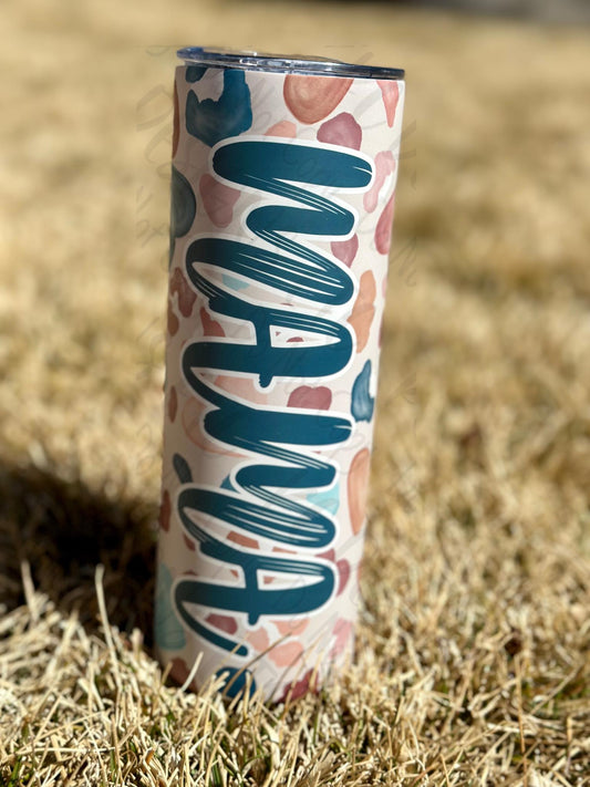 Colorful Leopard Mama Tumbler