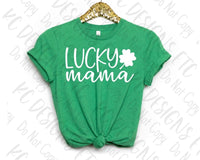 Green Lucky Mama Tee