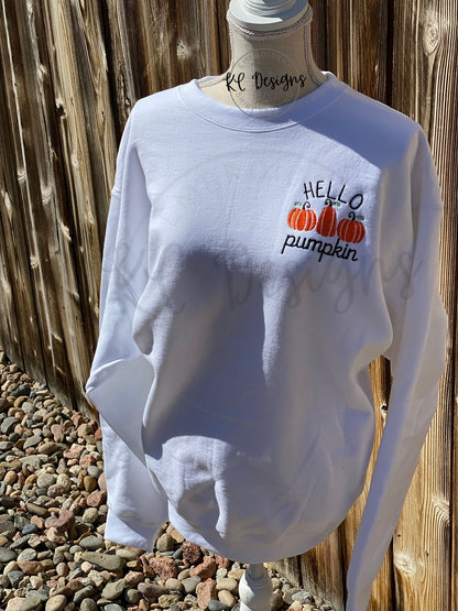 Hello Pumpkin Crewneck